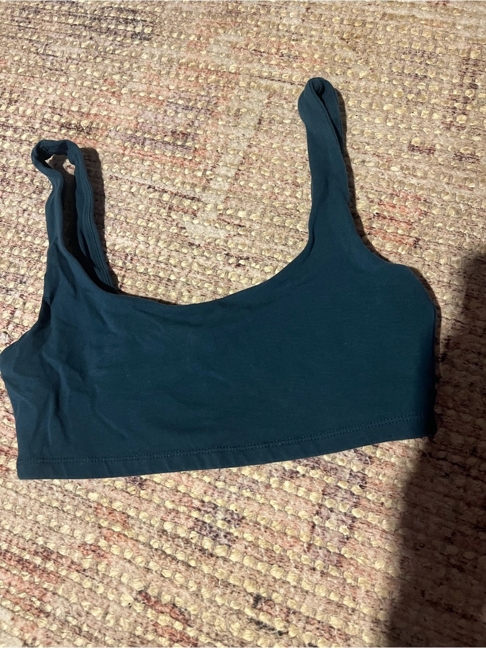 Aritzia The Group Babaton Scoop Neck Sports Bra Crop Top Blue S